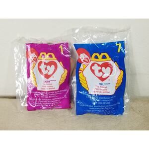 McDonalds TY Toy Animal Doby & Mel 1998 Plush Vintage New Sealed